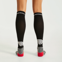 PRESSIO - Compression Sock - Black/Red